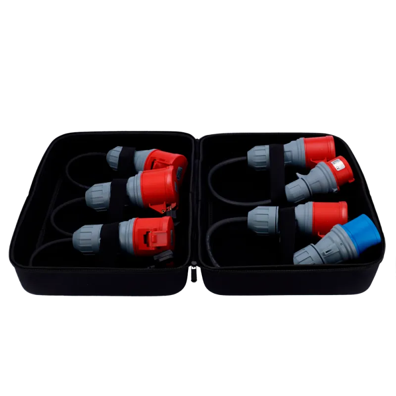 Kit chargeur portable Raedian NORA 22 kW avec adaptateurs de prises européennes