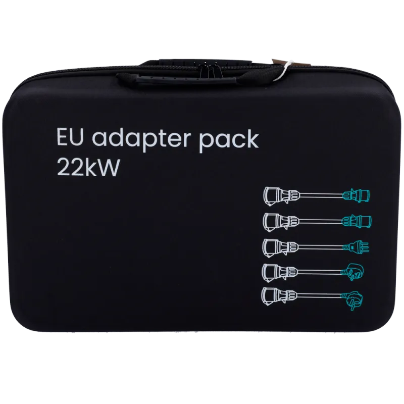 Pack d’adaptateurs de prises européennes pour chargeur Raedian NORA 22 kW