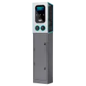 Poteau avec protections électriques pour borne Raedian GEMINI