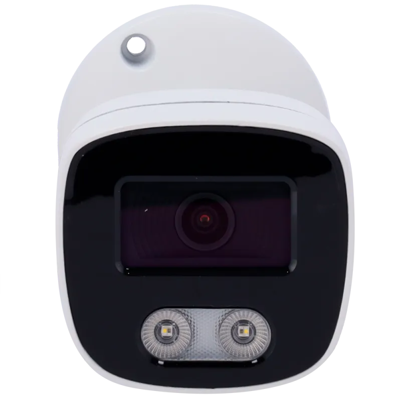 Caméra IP Bullet Easy-P 8 MP - objectif fixe 2,8 mm - double éclairage - PoE avec IA - EP-IPB120A-8-DL