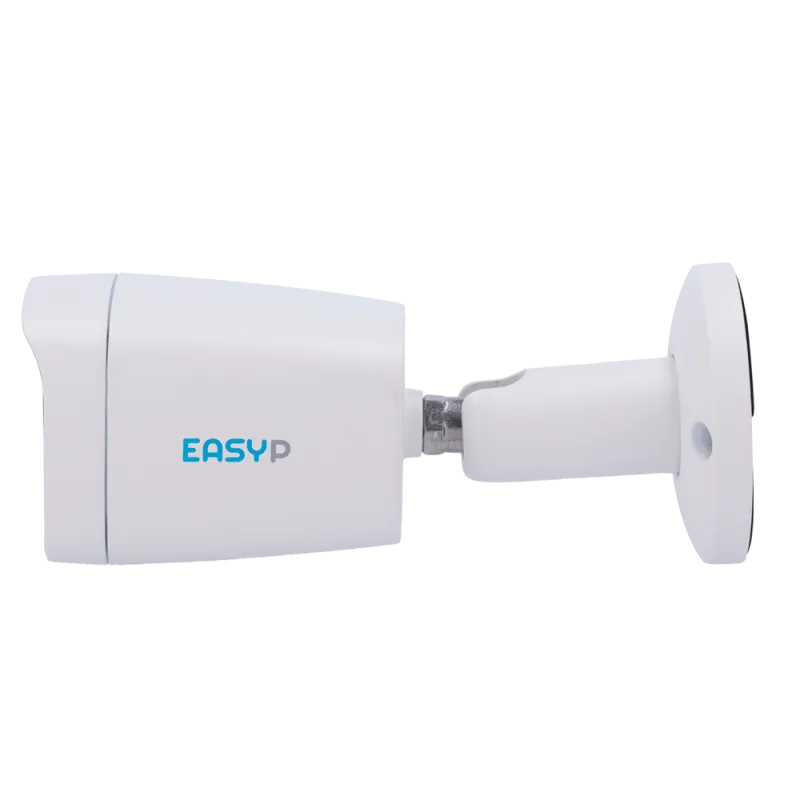 Caméra IP Bullet Easy-P 8 MP - objectif fixe 2,8 mm - double éclairage - PoE avec IA - EP-IPB120A-8-DL