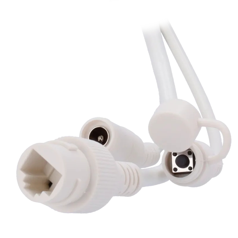 Caméra IP Bullet Easy-P 8 MP - objectif fixe 2,8 mm - double éclairage - PoE avec IA - EP-IPB120A-8-DL