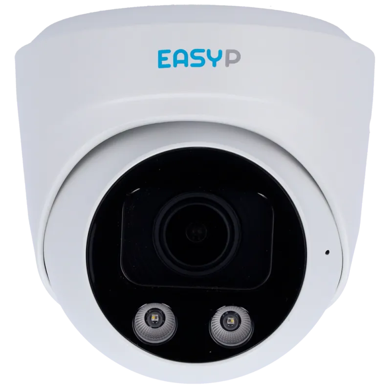 Caméra IP Turret Easy-P 8 MP - objectif motorisé 2,7-13,5 mm - double éclairage - PoE avec IA - EP-IPT230ZA-8-DL
