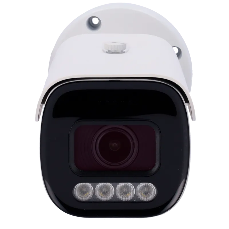 Caméra IP Bullet Easy-P 8 MP - objectif motorisé 2,7-13,5 mm - double éclairage - PoE avec IA - EP-IPB130ZA-8-DL