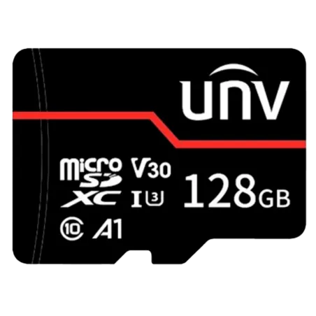Carte mémoire microSD Uniview 128 Go pour caméras - spéciale vidéosurveillance