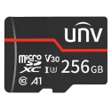 Carte mémoire microSD Uniview 256 Go pour caméras - spéciale vidéosurveillance