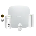 Kit alarme Ajax StarterKit Cam HDR 4G - Hub 2 (4G) avec détecteur photo - Blanc