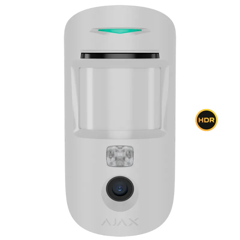 Kit alarme Ajax StarterKit Cam HDR 4G - Hub 2 (4G) avec détecteur photo - Blanc