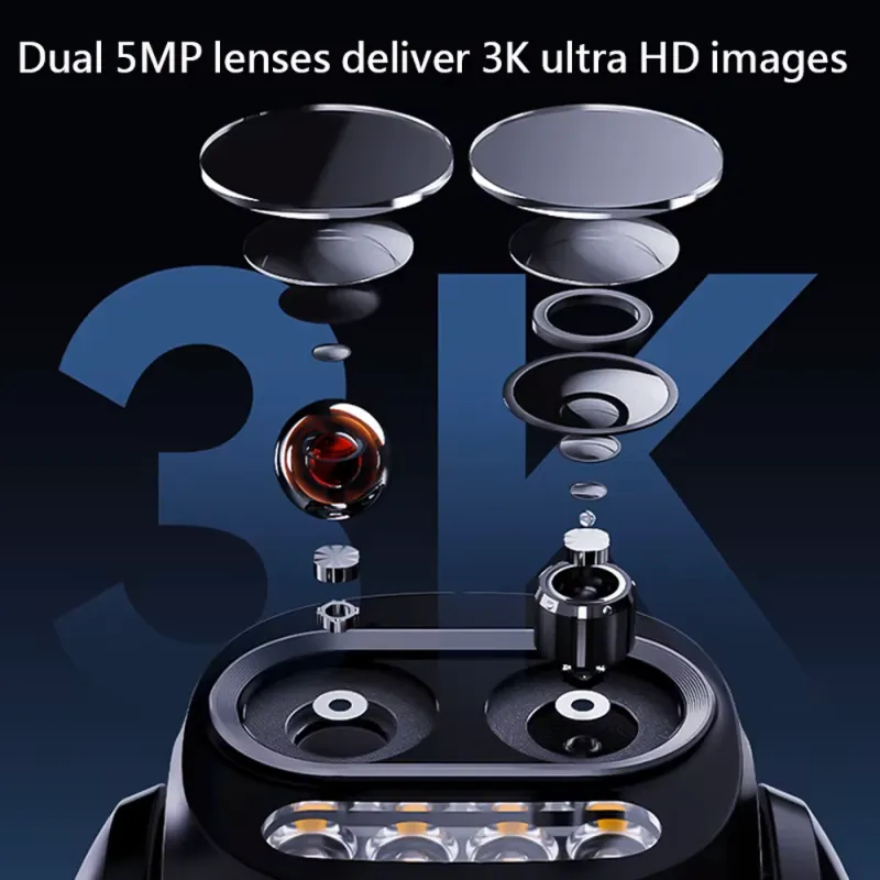 Caméra Wi-Fi 6 motorisée Imou Cruiser Z 5 MP - double objectif avec zoom