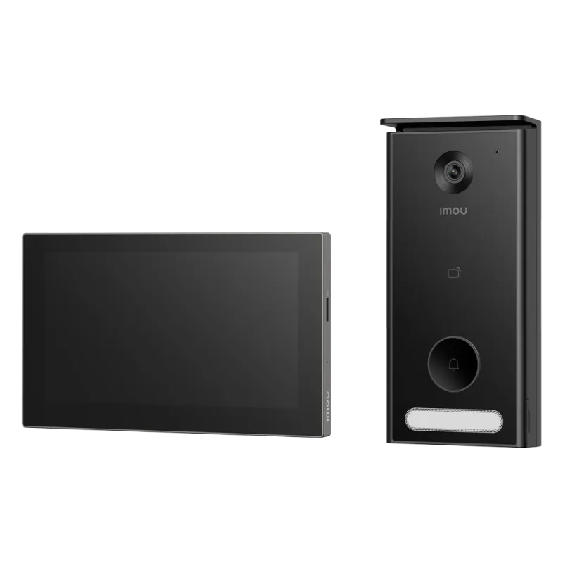 Portier vidéo Imou 5 MP avec écran tactile 7 pouces - 2 fils et Wi-Fi