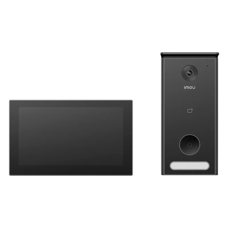 Portier vidéo Imou 5 MP avec écran tactile 7 pouces - 2 fils et Wi-Fi