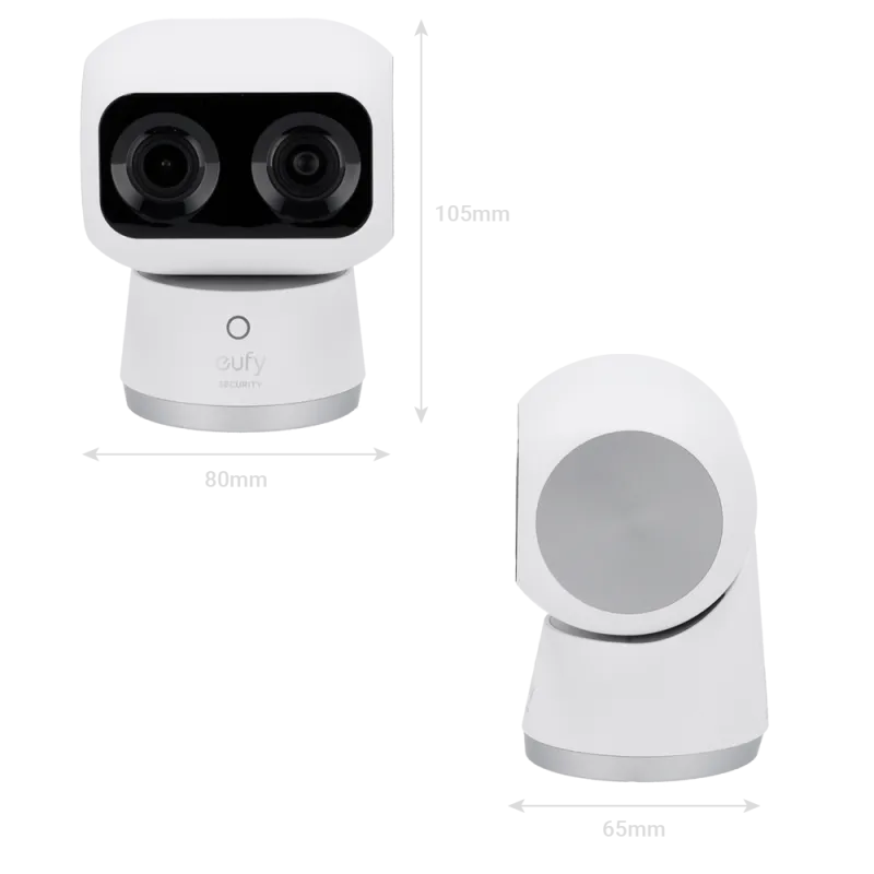Caméra intérieure motorisée Eufy Indoor Cam S350 4K - double objectif