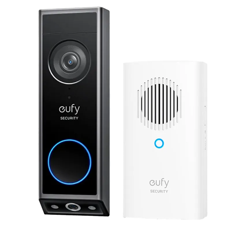 Sonnette vidéo Eufy E340 double caméra 2K avec carillon