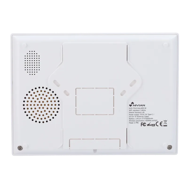 Kit alarme maison sans fil Nivian Wi-Fi + GSM 4G avec écran tactile
