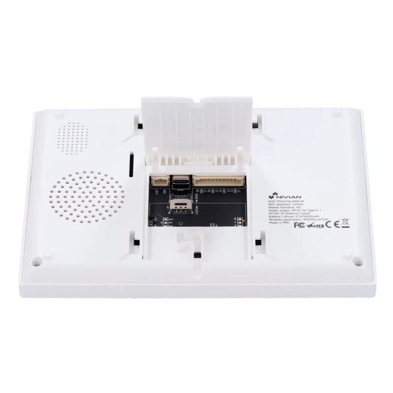 Kit alarme maison sans fil Nivian Wi-Fi + GSM 4G avec écran tactile