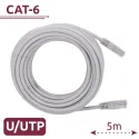Câble Ethernet UTP Cat6 blanc 5 m — RJ45