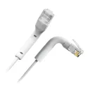 Câble Ethernet UTP Cat6A flexible blanc 3 m — RJ45
