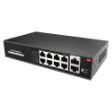 Switch PoE 8 ports + 2 uplinks – 100 W