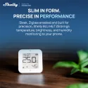 Shelly BLU H&T Display ZB – Capteur température et humidité avec écran, blanc