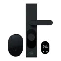 LOQED Touch Smart Lock 2S – Serrure connectée noire, gamme Shelly