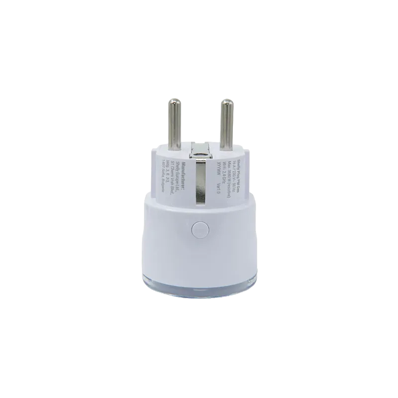 Shelly Plug PM Gen3 – Prise de mesure de consommation Wi-Fi, blanche