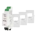 Shelly Pro 3EM-400A – Compteur d’énergie triphasé avec 3 pinces 400 A