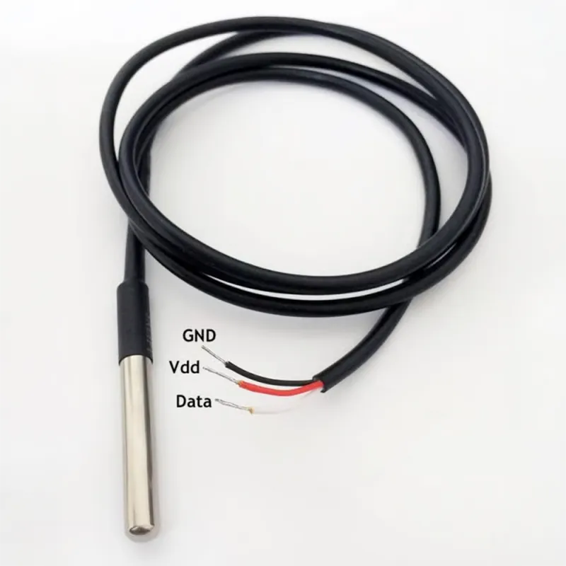 Shelly DS18B20 – Sonde de température étanche, câble 3 m