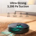 Eufy RoboVac L35 Hybrid – Robot aspirateur laveur 3 200 Pa avec navigation laser