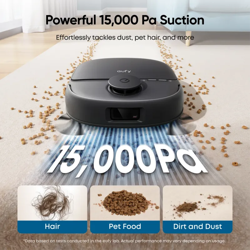 Eufy Omni C28 – Robot aspirateur laveur 15 000 Pa avec station Omni