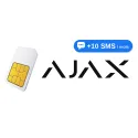 Carte SIM M2M pour alarme Ajax avec 10 SMS par mois
