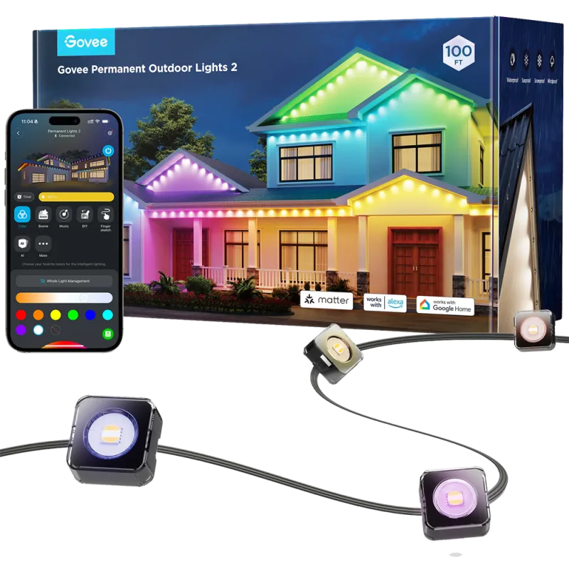 Govee Permanent Outdoor Lights 2 H705E – Éclairage extérieur de 30 m