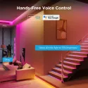 Govee H612A – Ruban LED intérieur RGBICW de 5 m avec Matter