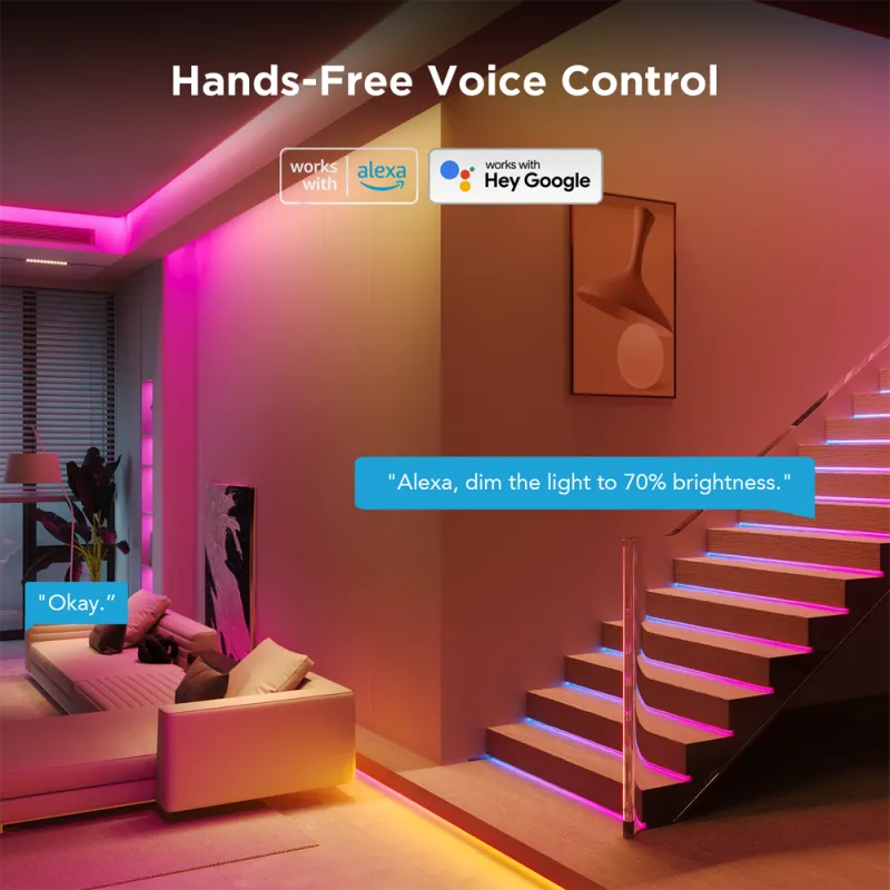 Govee H612A – Ruban LED intérieur RGBICW de 5 m avec Matter
