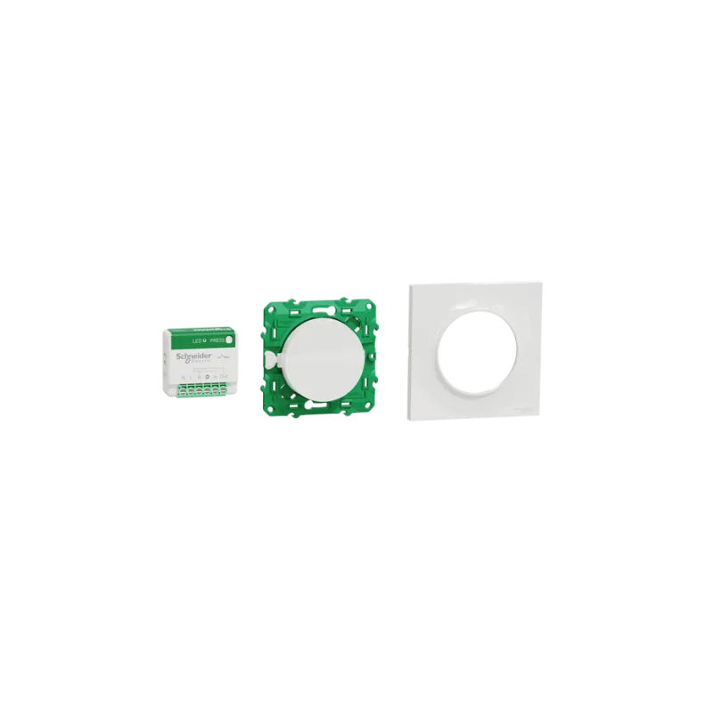 Odace Sans Fil Sans Pile - Kit actionneur micromodule + interrupteur