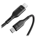 Câble USB-C et Lightning Tressé Charge rapide de 65 W - Longueur 1,2 m