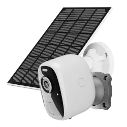 Caméra IP 3Mpx VicoHome Sans fil WIFI alimentation sur batterie + Panneau Solaire 3W