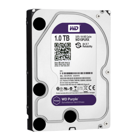 Disque Dur 1TB - Western Digital - Spéciale Vidéo-Surveillance