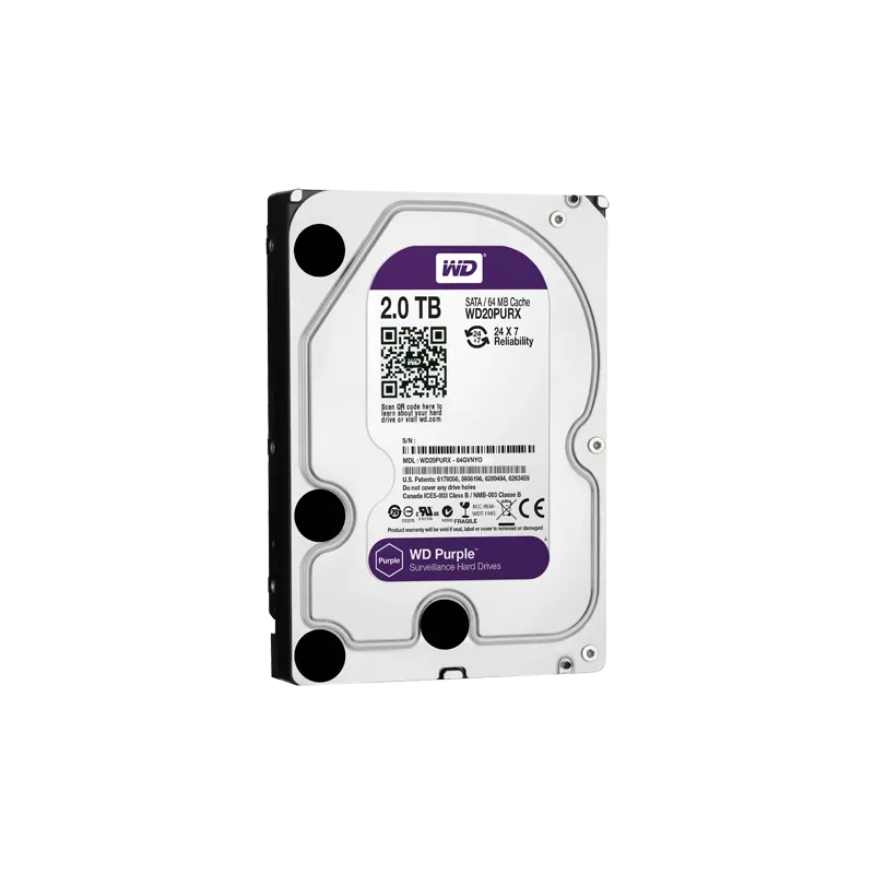 Disque Dur 2TB - Western Digital - Spéciale Vidéo-Surveillance