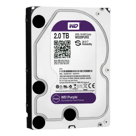Disque Dur 2TB - Western Digital - Spéciale Vidéo-Surveillance